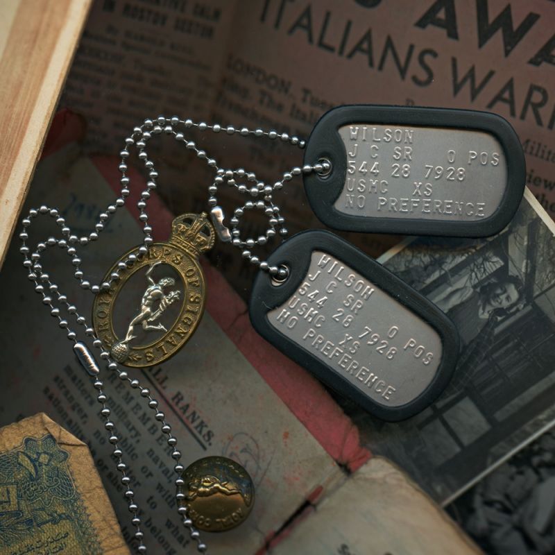 personalised military dog tags